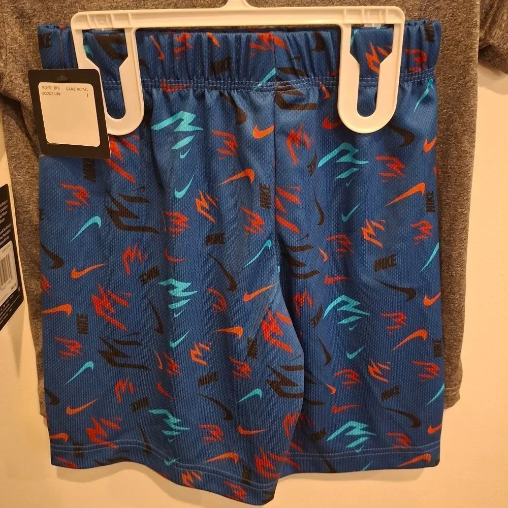 Nike Boys 2 Piece Dri-fit Shorts Set